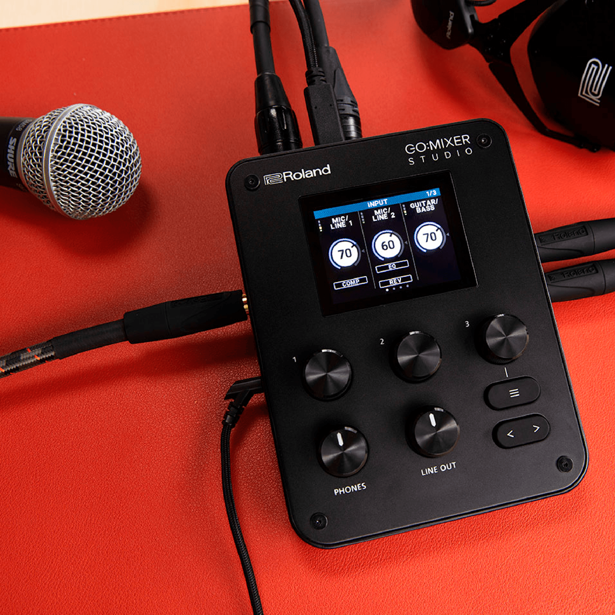 Mixer/Interface de Áudio GO:MIXER STUDIO - Roland | FastStore PDP